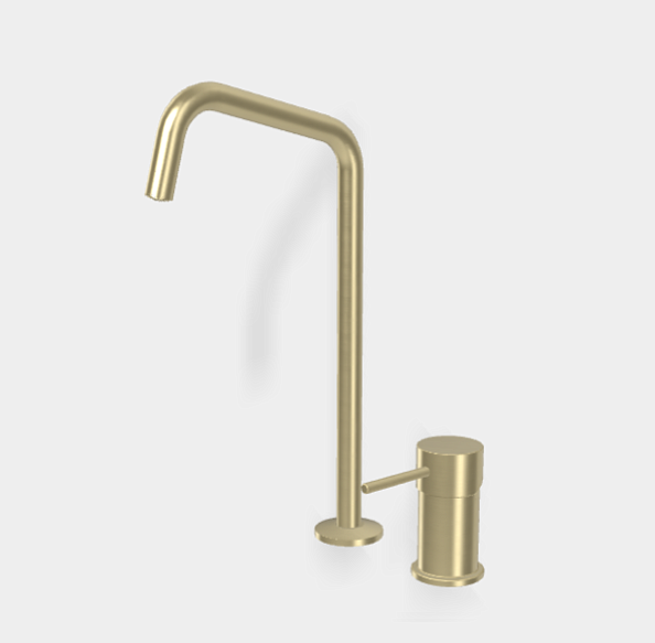 Смеситель для раковины Fima Carlo Frattini Spillo Up, шампань брашированная (F3271NDHS)