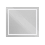 Зеркало в алюминиевой раме со встроенным светильником BelBagno Kraft 900 х 32 х 800 (SPC-KRAFT-900-800-SENS-AL)