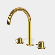 Смеситель для раковины Fima Carlo Frattini Spillo Up, золото (F3161OR)