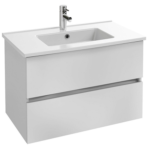 EB2382-J5 Tolbiac Тумба под раковину Jacob Delafon 80см, 2 ящика, цвет белый лак