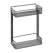 Полка прямоугольная ЧМЗ фрейм 30х14,4х40 см., (504-002-08)