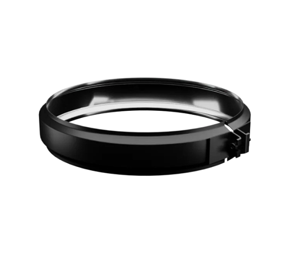 Хомут обжимной Ferrum (430/0,5 мм / эмаль /600° черная) Ф210