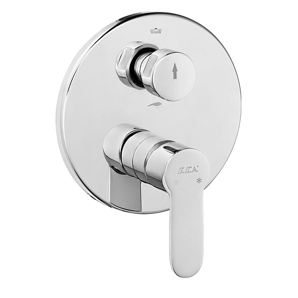 Смеситель для ванны E.C.A. NITA 2 режима (внешняя часть) (102167208EX-YDE)