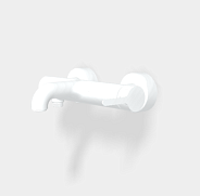 Смеситель для ванны и душа Fima Carlo Frattini Snap, белый матовый (F3114/1BS)