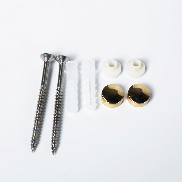 Крепеж к напольному унитазу Cezares, золото (CZR-FIX-FLR-G)