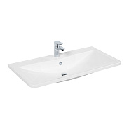 Раковина из литьевого мрамора BelBagno Albano, Acqua 1000х145х455 мм (BB1000/455-LV-MR-ALR)