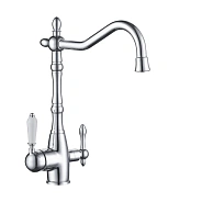 Смеситель для кухни Rose R158, хром