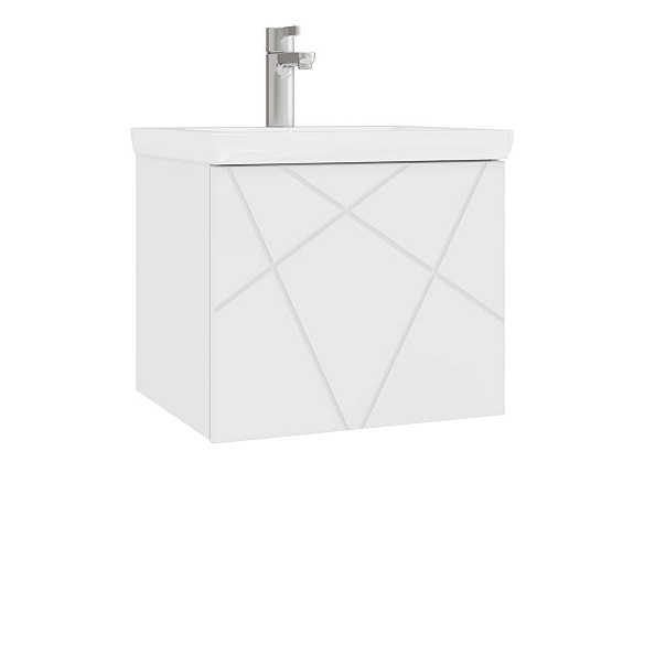 Тумба с раковиной подвесная VIGO Geometry 032, 50 см