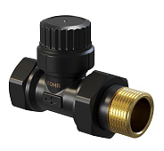 Вентиль термостатический Kohr 3/4" прямой, черный (KTS 0034B)