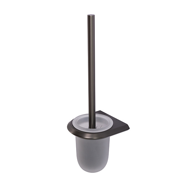 Ёршик для унитаза подвесной Cezares Liner, оружейная сталь (LINER-TBS-V-GM)