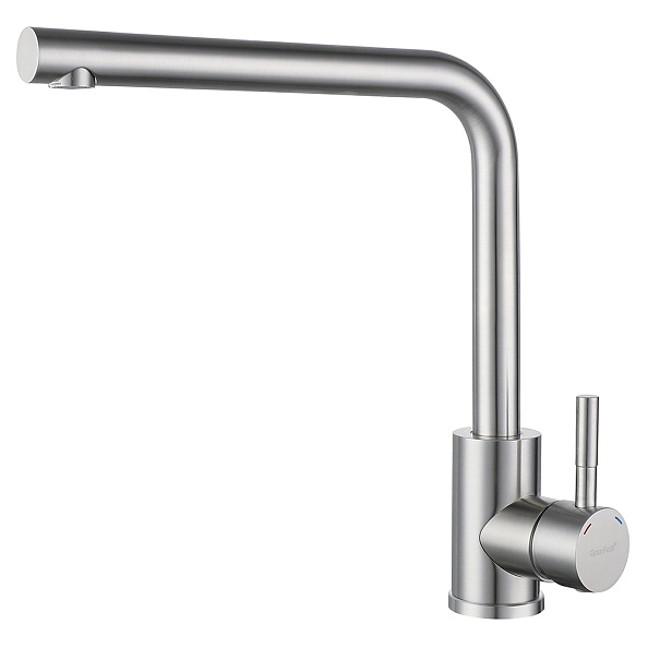 Смеситель для кухни GranFest Z-5411, нержавейка