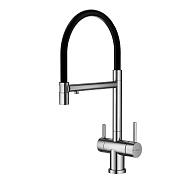 Смеситель Splenka S70.63.05 для кухни с подключением к фильтру съёмный гибкий излив с магнитным фикс