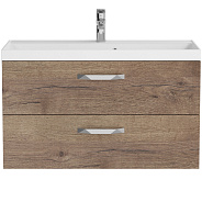 База под раковину подвесная BelBagno Aurora 896х500х445 мм, Rovere Tabacco (AURORA-900-2C-SO-RT)