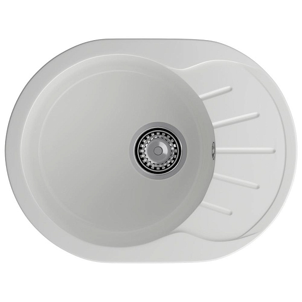 Кухонная мойка GranFest RONDO 580L, иней