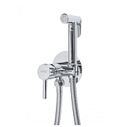 Гигиенический душ со смесителем встраиваемый Hansberge H3099C, хром