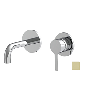 Смеситель для раковины Fima Carlo Frattini Snap, шампань брашированная (F3121WSX9HS)