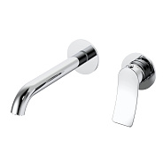 Смеситель для раковины HAIBA настенный, хром (HB14553)