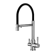 Смеситель Raglo R81.63.05 для кухни с подключением к фильтру съёмный гибкий излив  с магнитным фикса