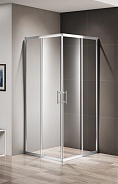 Душевой уголок Cezares Momento 80x80x195 мм, квадратный, хром (MOMENTO-A-2-80-C-Cr)