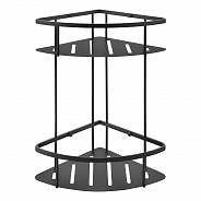 Полка корзина угловая Grocenberg AC0075BL, черный