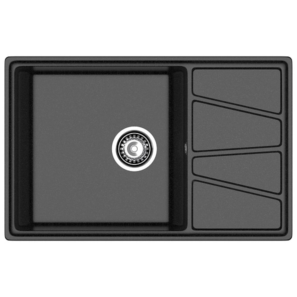 Кухонная мойка GranFest VERTEX 780L, черный