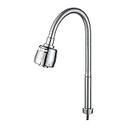 Сменный гибкий излив  Splenka S482.01 для кухонного смесителя с 2-х режимным аэратором, хром