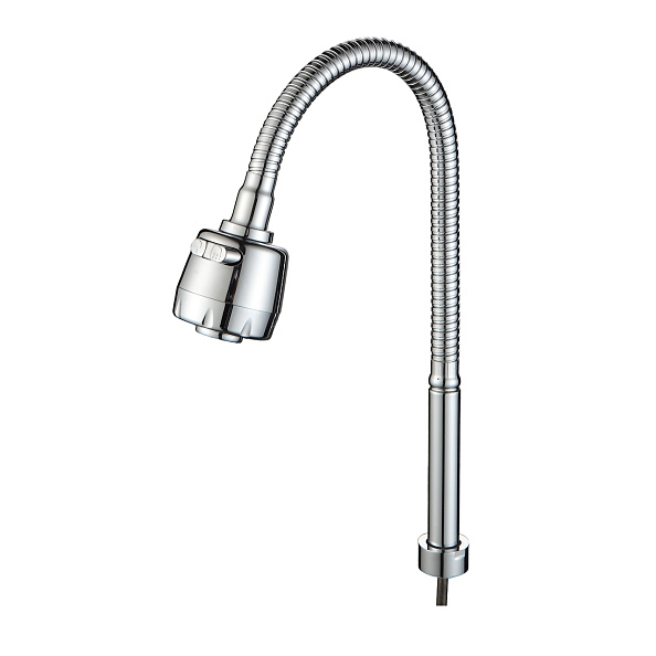 Сменный гибкий излив  Splenka S482.01 для кухонного смесителя с 2-х режимным аэратором, хром