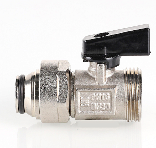 Valtec Кран шаровой коллекторный 3/4" евроконус для установки на распределительные коллекторы (VTc.720.NE.0005)