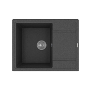 Мойка кухонная иск. камень Флорентина "Липси-650" 650х510 черный FG (20.125.C0650.102)