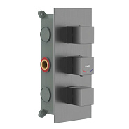 Смеситель для душа термостат душа Raglo R02.263.09, графит