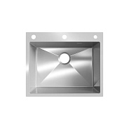 Кухонная мойка Ulgran Steel 600х500, брашированная сталь