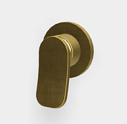 Смеситель для душа Fima Carlo Frattini Flo', на 1 потребитель, брашированное золото (F3803N1/OS)