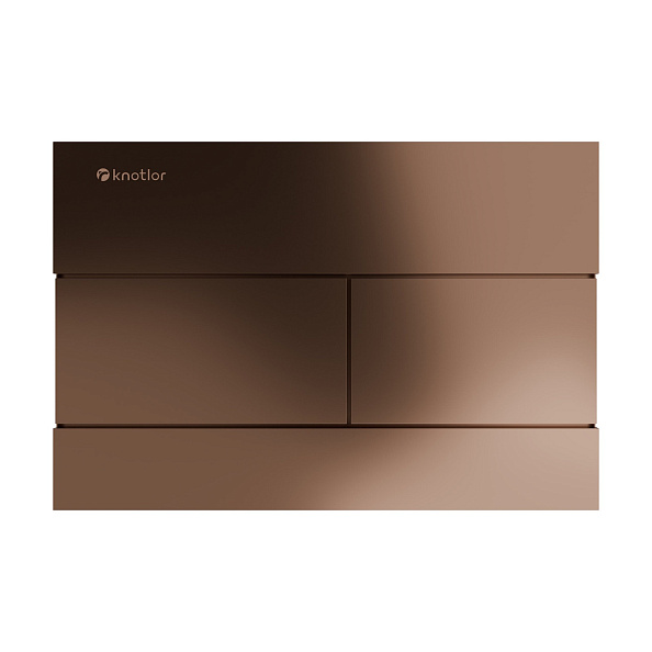 Клавиша смыва KNOTLOR BIS103RB, бронза