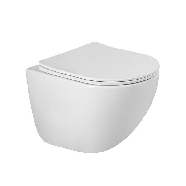 Чаша подвесного унитаза BelBagno Amanda, белый (BB051CH-TOR-FC/SC)