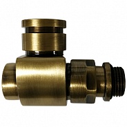 Клапан запорный SR Rubinetterie Prestige Minimal прямой 1/2", цвет бронза (0354-1500Z000)
