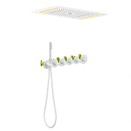 Душевая система встроенная с термостатом Timo Saona SX-2319/16SM белый матовый