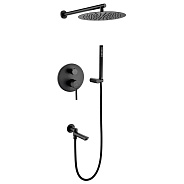 Душевая система встраиваемая Grocenberg GB5099BL-1, черный
