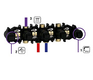 Внутренняя часть Almar назначение-настенный встраиваемый смеситель для ванны и душа (E169001)