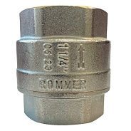 Клапан обратный Rommer 1 1/4" пружинный муфтовый с металлическим седлом (RVC-0001-000032)