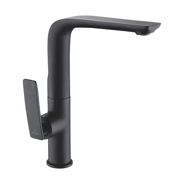 Смеситель для кухни Rose R2713H, черный