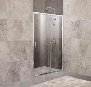 Душевая дверь BelBagno Unique 120x190 см, прямоугольная, хром (UNIQUE-BF-1-120/135-C-Cr)