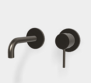 Смеситель для раковины Fima Carlo Frattini Spillo Up, брашированный черный хром (F3051WSX9CS)