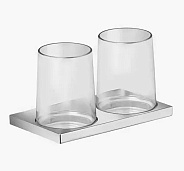11151019000 EDITION 11 Держатель на 2 стакана, в комплекте с хрустальными стаканами, ручная работа, хром