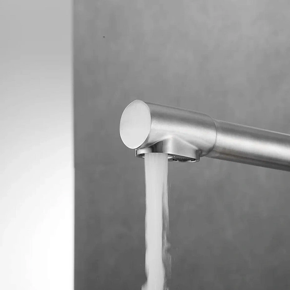 Смеситель для кухни с подключением фильтра Shevanik S868B, сатин