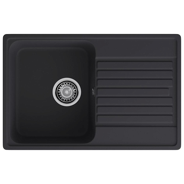Кухонная мойка GranFest QUARZ 78, черный