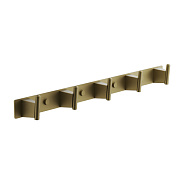 Планка с 5-ю крючками BELZ брашированное золото (B91315-5)