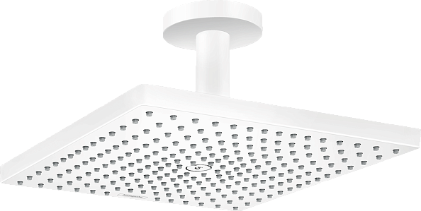Верхний душ Hansgrohe Raindance E 300 1jet с потолочным подсоединением 26250700, матовый белый