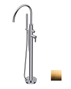 Смеситель для ванны и душа Ritmonio Diametro35 Elegance, золото брашированное (PR54DB202GOX)