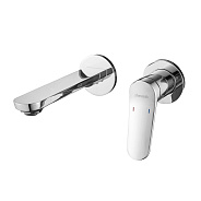 Смеситель для раковины встраиваемый Shevanik S4341, хром