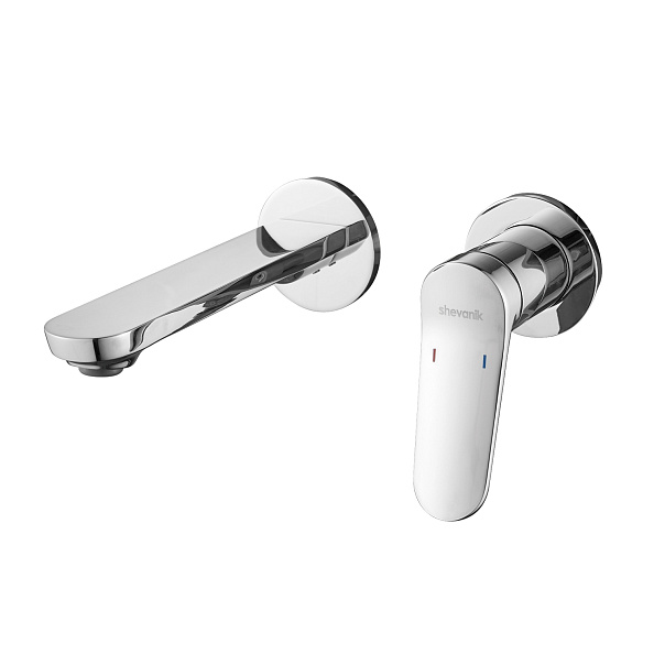 Смеситель для раковины встраиваемый Shevanik S4341, хром